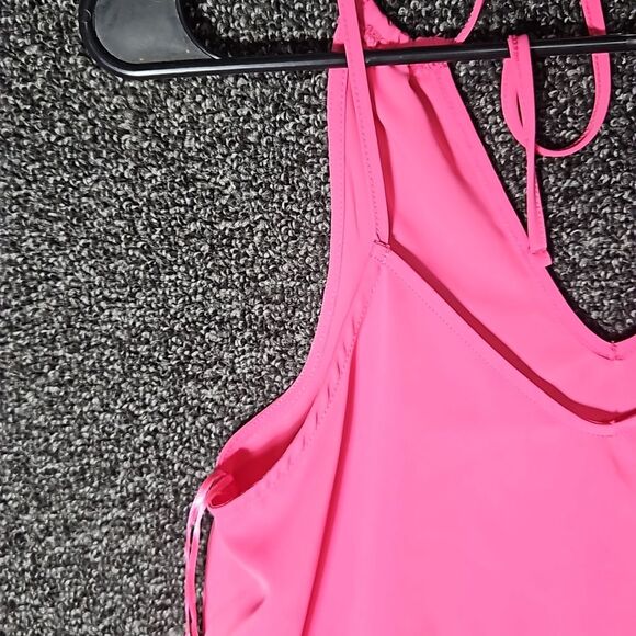 NWT Olive and Oak Pink XS Spaghetti Strap Top Blouse - Picture 11 of 12